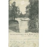 1904 - Vienna. Lake on Constantine Hill in K. K. Prater. Photo sheet, postcard. (2791416)