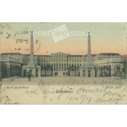   1903 - Schönbrunn Vienna. Colored photo sheet, postcard. (2791423)