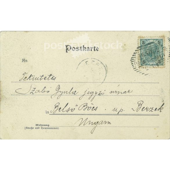 1902 - City Park. Vienna. Colored photo sheet, postcard. (2791425)