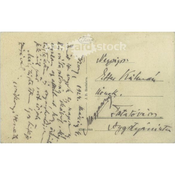 1924 - Bratislava City Theater. (2791429)