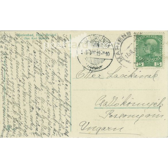 1905 - Marienbad. Photo sheet, postcard. (2791432)