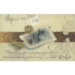   1902 - Greeting card. With Embossed and glided greeting card. (2791435)