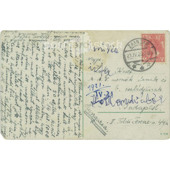 1921 - Zaandam. The Netherlands. Colored photo sheet, postcard. (2791436)