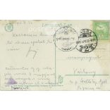 1916 - Košice. Upper part of main road. Colored photo sheet, postcard. (2791440)