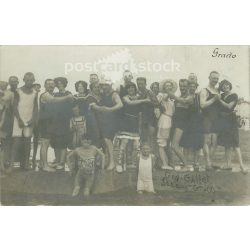   1914 – Grado. Marine group picture. Italy. Photo sheet, postcard. (2791447)
