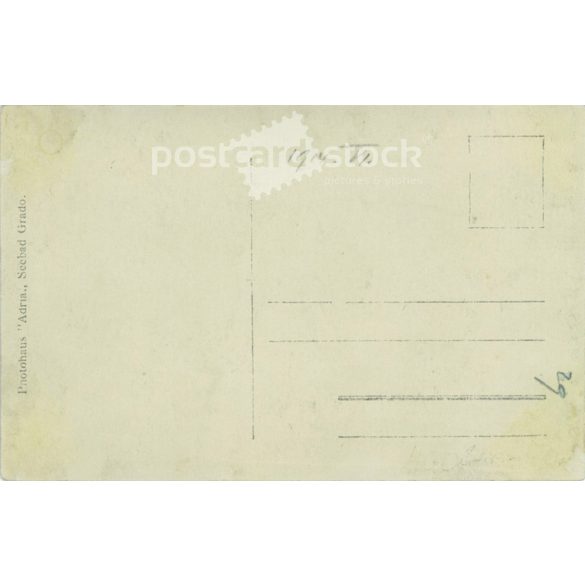 1914 - Grado. Marine group picture. Italy. Photo sheet, postcard. (2791447)