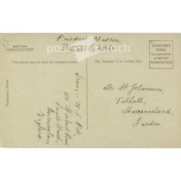 1930 - Birmingham. Victoria Square and Colmore Line. Colored photo sheet, postcard. (2791451)