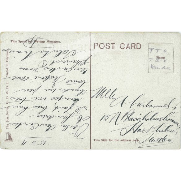 1911 - St Paul’s Cathedral in London. Colored photo sheet, postcard. (2791455)