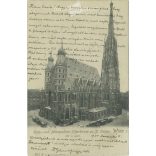 1904 - St Stephen’s Cathedral, Vienna. Photo sheet, postcard. (2791456)