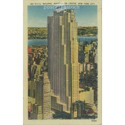   1947 - Rockefeller Center. New York City. Colored photo sheet, postcard. (2791459)