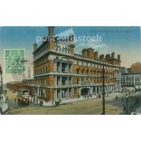 1923 - Snow Hill Railway Station, Birmingham. Colored photo sheet, postcard. (2791461)