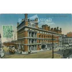   1923 - Snow Hill Railway Station, Birmingham. Colored photo sheet, postcard. (2791461)