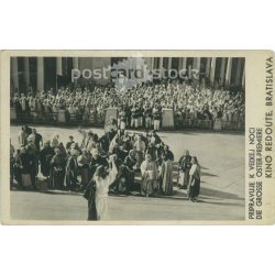   1923 - Scene of the monumental movie GOLGOTHA. Director: J. Duvivier. Photo sheet, postcard. (2791464)