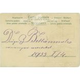 1933 - Religious themed postcard. Embossed, colored graphics. (2791466)