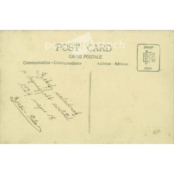 1924 - Wedding photo. Hungary. Photo sheet, postcard. (2791473)