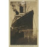 1926 - SS Columbus, German cruise ship. The ship was originally named Hindenburg. Photo sheet, postcard. (2791480)