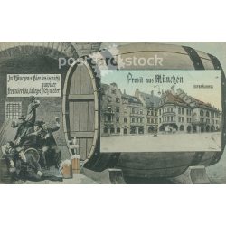 1909 - Greetings from Munich. Greeting card. (2791486)