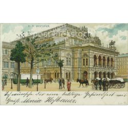 1901 - Vienna State Opera. Postcard. (2791490)