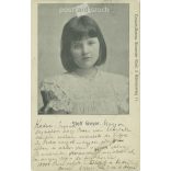 1901 - Violinist Stefi Geyer. Violin teacher at the Zurich Conservatory. Photo sheet, postcard. (2791491)