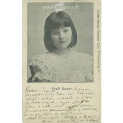   1901 - Violinist Stefi Geyer. Violin teacher at the Zurich Conservatory. Photo sheet, postcard. (2791491)