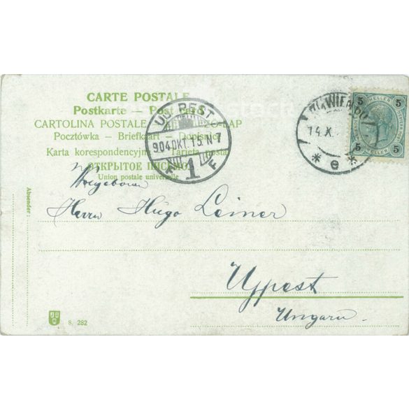 1904 - Humorous postcard. With unique, marked illustration. (2791496)