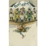 1904 - Humorous, spicy postcard. With unique graphics. (2791498)