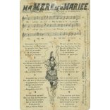 1918 - “My Mother Married Me” from the Card Songs series. Postcard. (2791504)