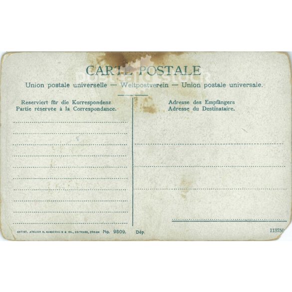 1930 - Schaffhausen. Switzerland. The boss’s house. Colored photo sheet, postcard. (2791510)