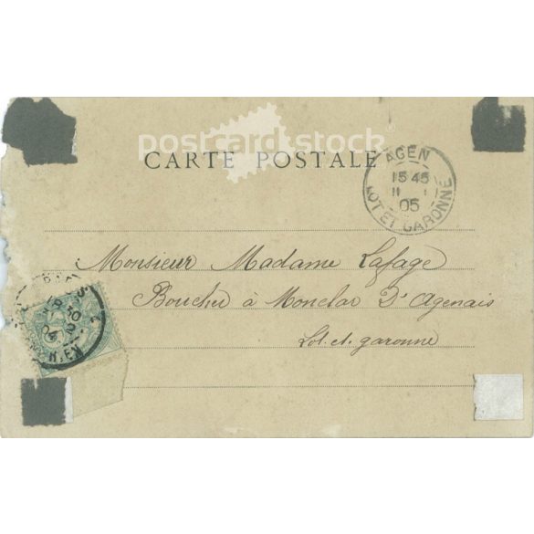 1904 - Merry New Year’s greetings. Photo sheet, postcard. (2791511)