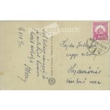 1928 - Elegant young French woman with cigarette. Colored photo sheet, postcard. (2791514)