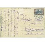 1921 - Mezőtúr. Berettyó river bank. Colored photo sheet, postcard. (2791515)