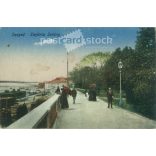 1921 - Szeged. Stefania Promenade. Colored photo sheet, postcard. (2791519)