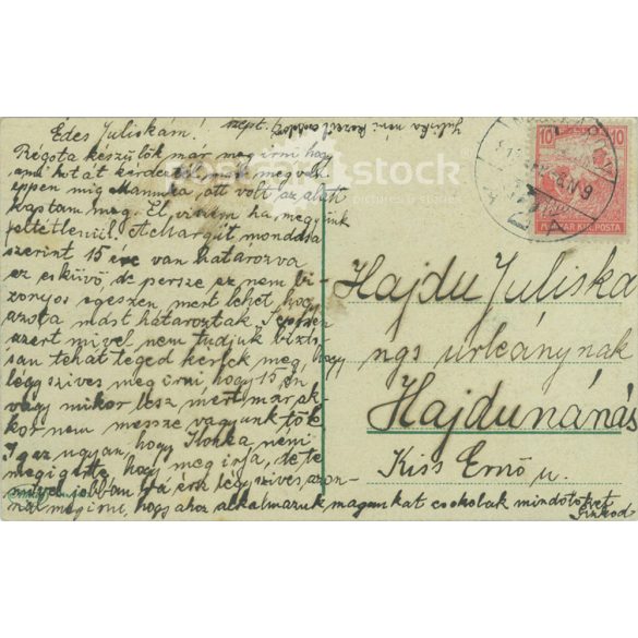 1912 - Rural landscape. Animals drinking. (2791522)