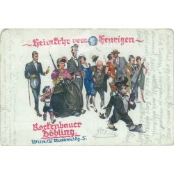1923 - Vienna wine bar advertisement. (2791526)