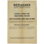 1956 - 1956 Annex to the People’s Word “The democratic will of the Hungarian people has won! ... ” (2791527)