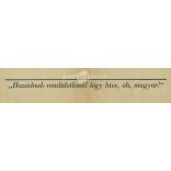 1956 - 1956 Annex to the People’s Word “The democratic will of the Hungarian people has won! ... ” (2791527)