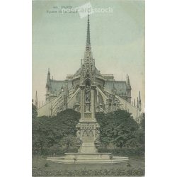   Paris. Notre-Dame Square. Colored photo sheet, postcard. (2791529)