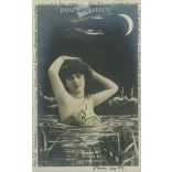 1903 - Romantic postcard. Colored photo sheet. (2791530)