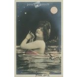 1903 - Romantic postcard. Colored photo sheet. (2791531)