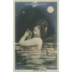 1903 - Romantic postcard. Colored photo sheet. (2791531)