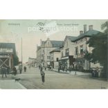 1906 - Oderberg (CZ), Franz Joseph Strasse. Colored photo sheet, postcard. (2791538)