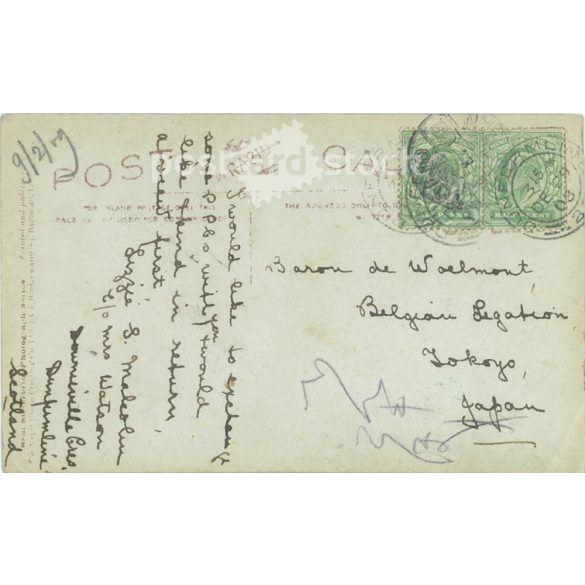 1908 - Florence Smithson was an English actress and singer. Colored photo sheet, postcard. (2791546)