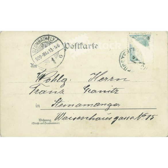 1900 - Fun, cartoonish, romantic postcard. (2791548)