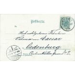 1900 - Romantic postcard. With unique illustration. (2791554)