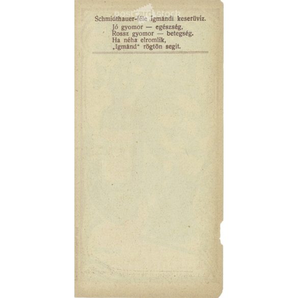 Igmánd bitter water. Advertising sheet. (2791560