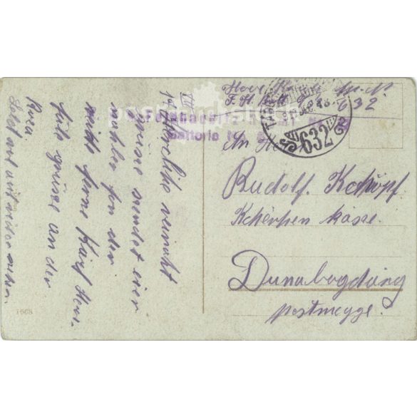 1917 - Merry Christmas! Colored photo sheet, greeting card. (2791562)