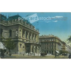   1913 - Budapest. Hungarian Royal Opera House. Colored photo sheet, postcard. (2791568)