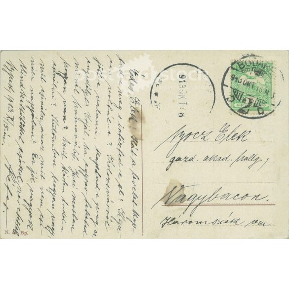 1913 - Budapest. Hungarian Royal Opera House. Colored photo sheet, postcard. (2791568)