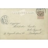 1900 - Romantic postcard. Black and white photo sheet. (2791571)