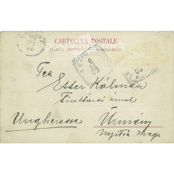 1903 - Pompeii Amphitheater. Colored photo sheet, postcard. (2791573)